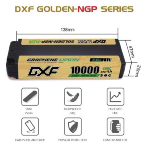 DXF BATTERIA LIPO 2S 7.6V 10000