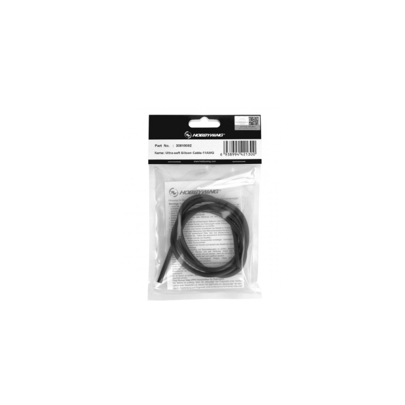 Hobbywing Ultrasoft silicone 11AWG (100cm) for XR8 PLUS G2S