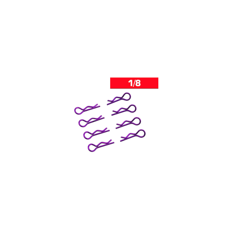Clips carrozzeria 1/8 viola