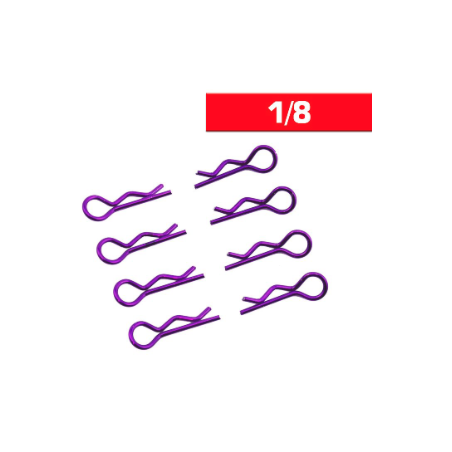 Clips carrozzeria 1/8 viola
