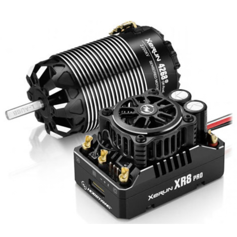 Combo hobbywing XR8 + 2200KV