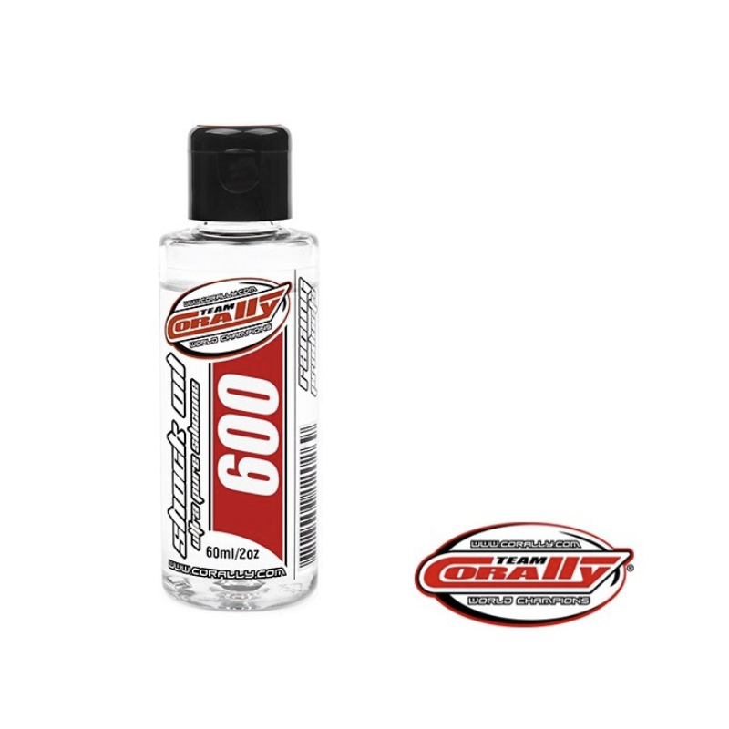 Olio silicone team Corally 600 CPS
